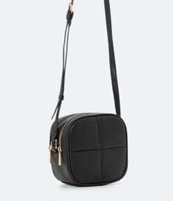 Bolsa Transversal Camera Bag com Textura Matelasse