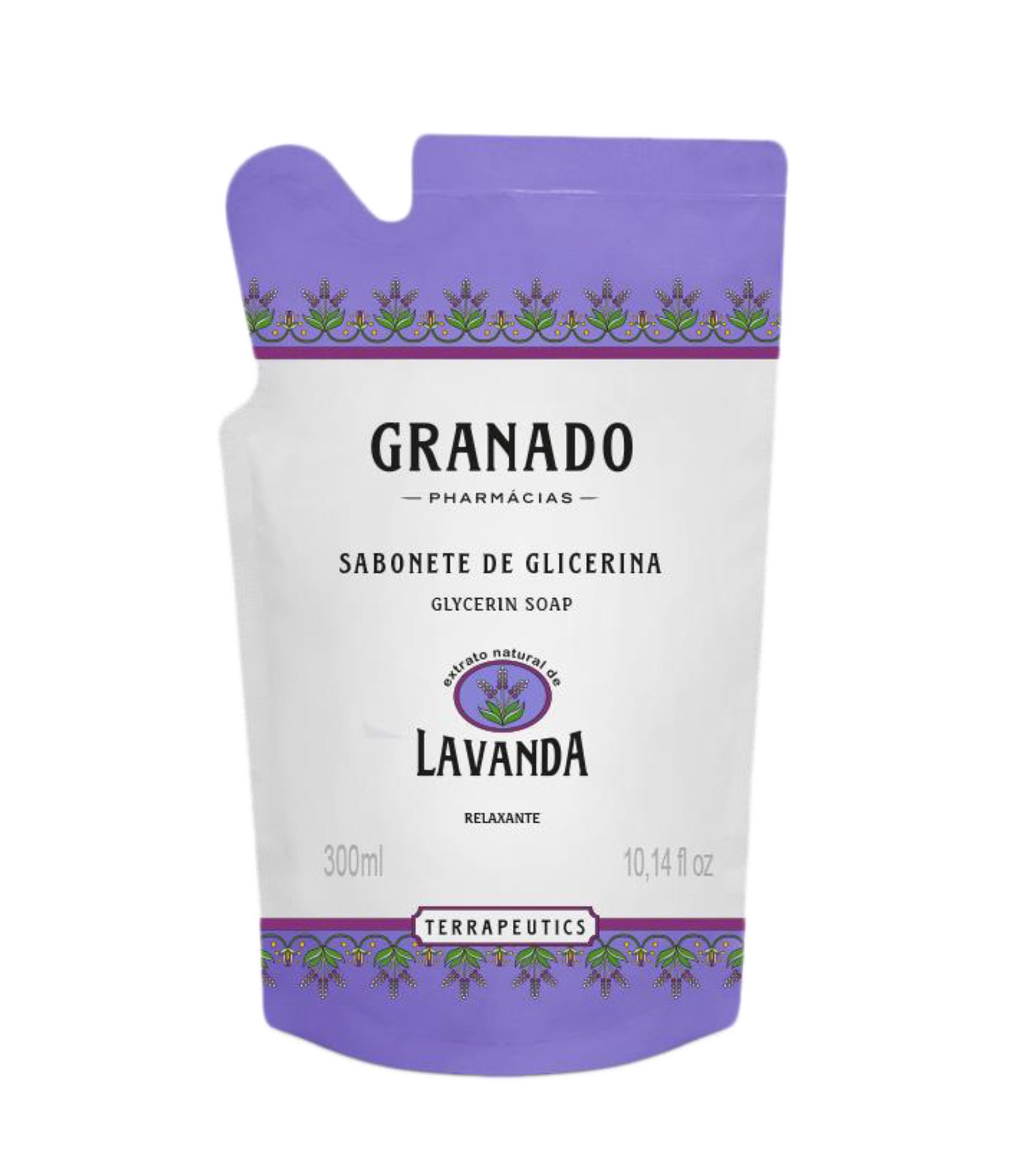 Refil sabonete Lavanda Terrapeutics Granado 300ML 1