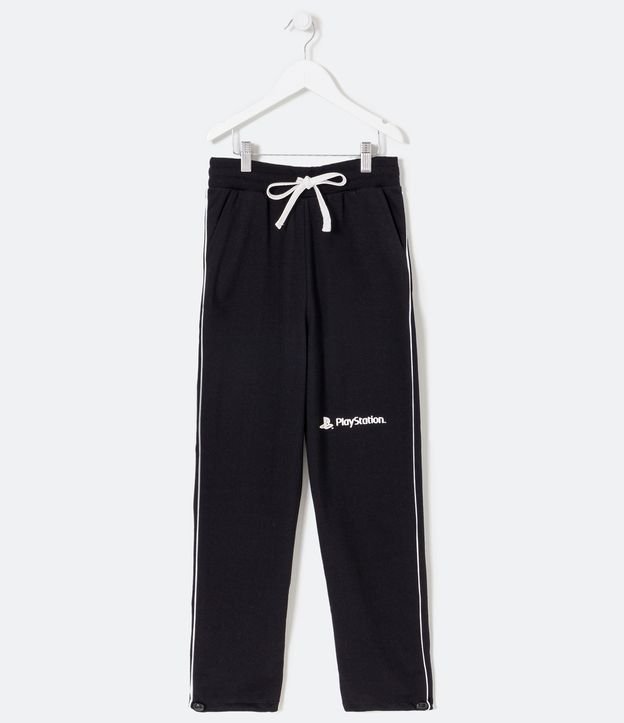 Calça Infantil com Estampa PlayStation - Tam 9 a 14 anos