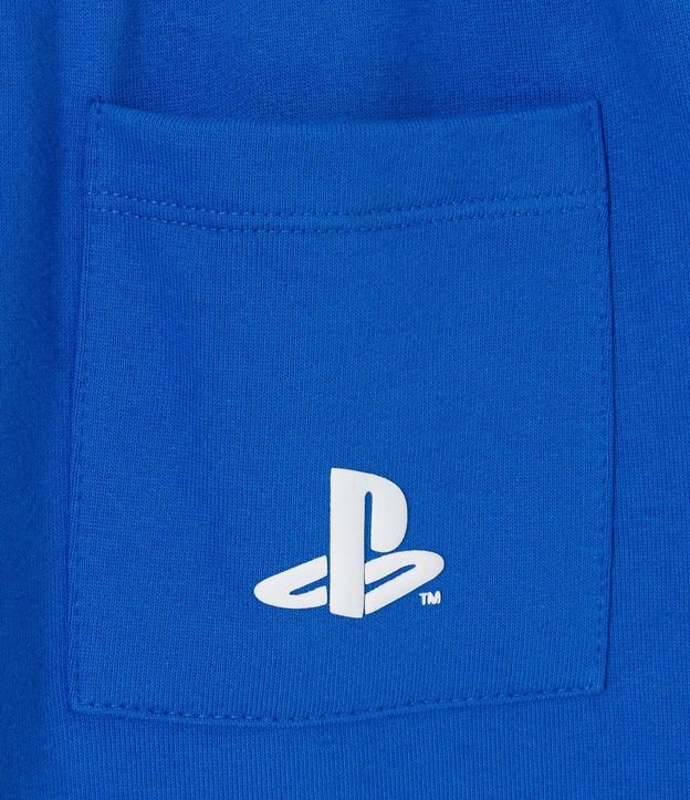 Calça Infantil com Estampa PlayStation - Tam 9 a 14 anos Azul 7