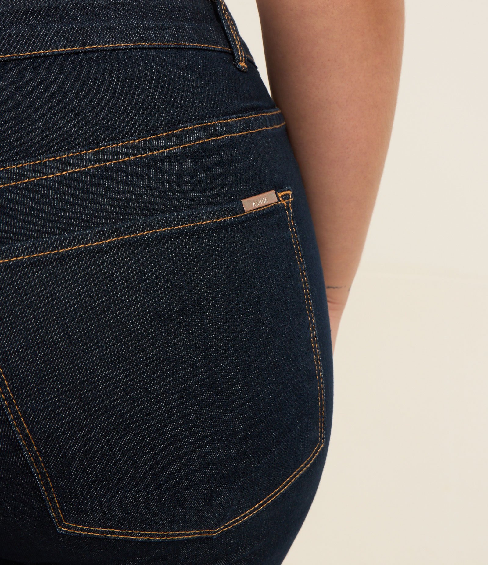 Calça Skinny Básica em Jeans com Elastano Curve & Plus Size Azul 5