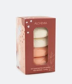 Sabonete em Barra Kit Torre Red Berries Mães Alchemia