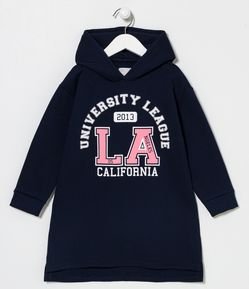 Vestido Infantil en Algodón con Estampado L.A California - Talle 5 a 14 años