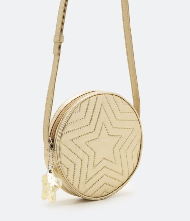 Bolsa Infantil Redonda com Estrela Desenhada