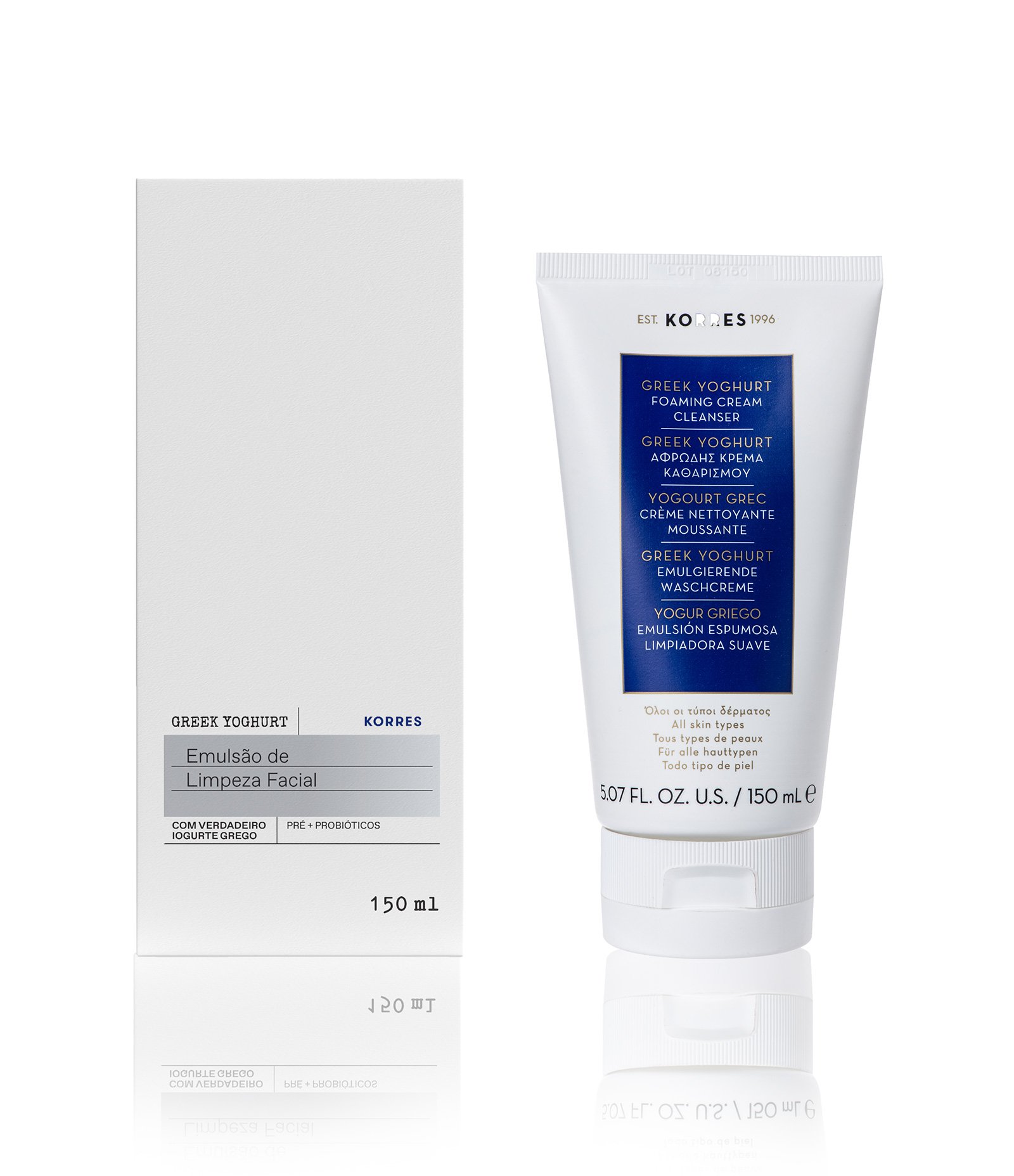 Sabonete Liquido de Limpeza Facial de Emulsão Greek Yoghurt Korres 150ml 2