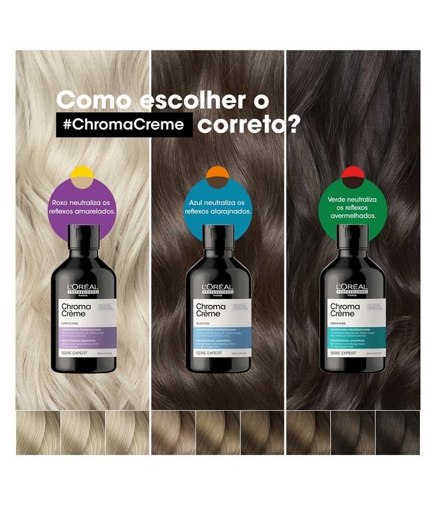 Shampoo Chroma Crème Roxo 300ML 7