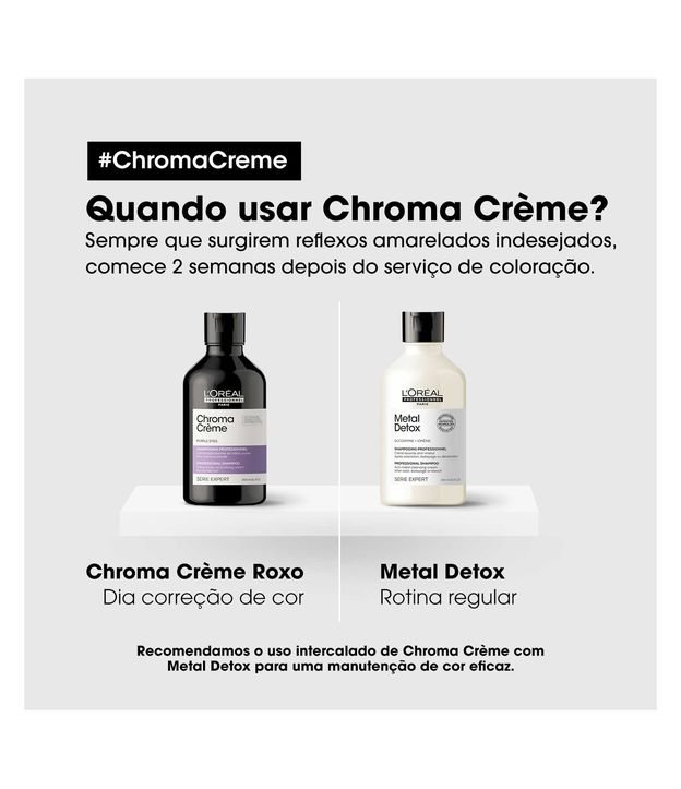 Shampoo Chroma Crème Roxo 300ML 8