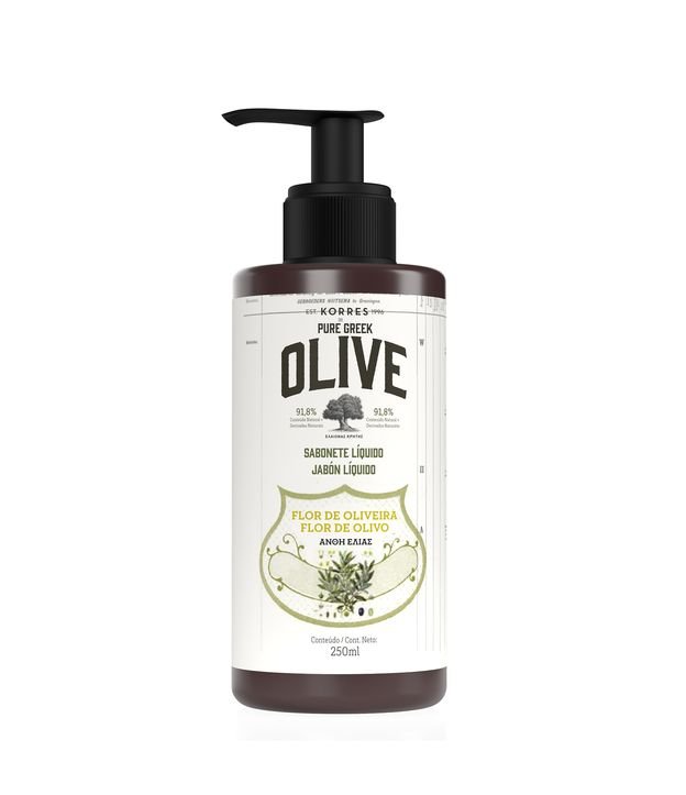 Sabonete Liquido de Óleo de Oliva e Flor Korres
