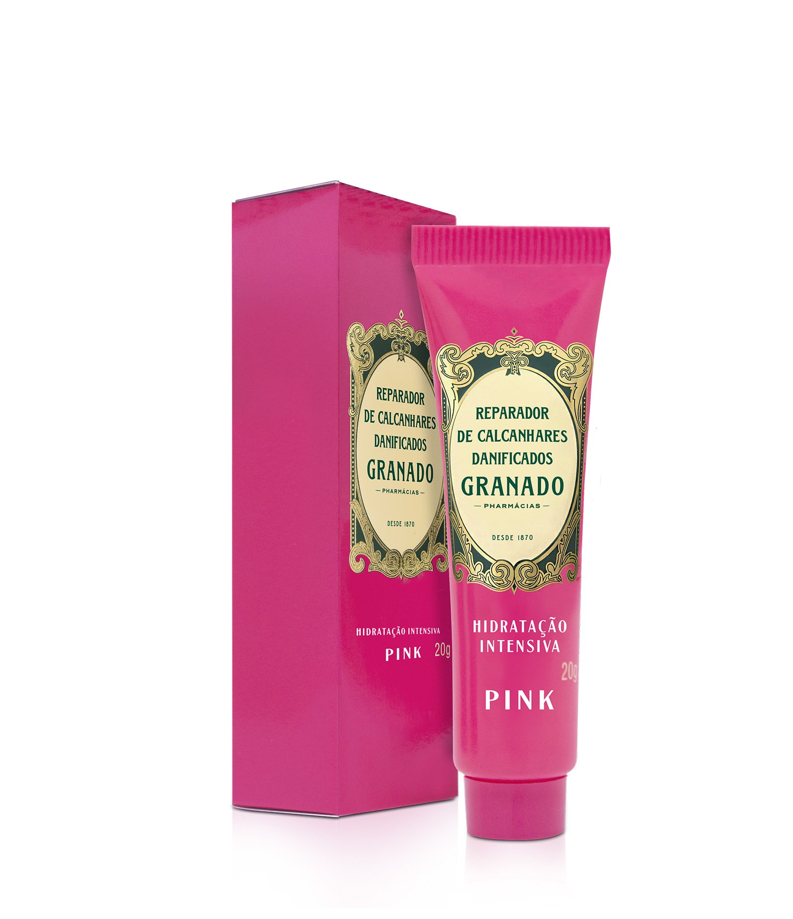 Creme Nutritivo Reparador de Calcanhares Danificados Pink Granado 20g 1