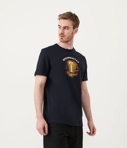 Camiseta Comfort em Algodão com Estampa Cerveja Brewmaster