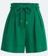 Imagem miniatura do produto Short Clochard en Viscolino con Cinturón Cuerda Verde 6