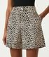 Imagem miniatura do produto Short en Algodón Satin con Estampado Animal Print Negro 3