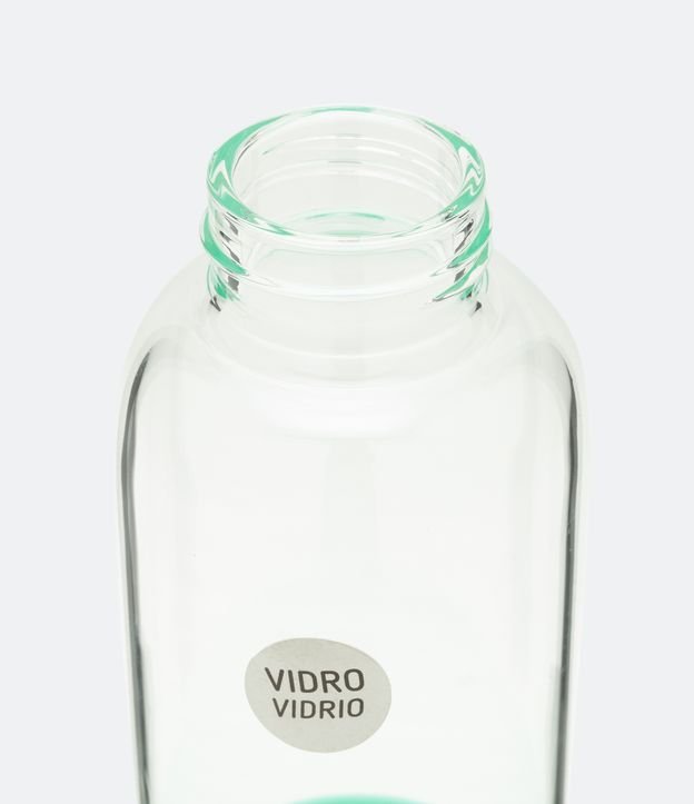 Botella Vidrio con Detalle de Silicona Capacidad 500ml Verde 3