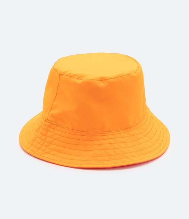 Sombrero Bucket Infantil Reversible Naranja 1