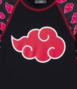 Camiseta Unissex Naruto Akatsuki Nuvens (Tam P) (Novo) - Arena