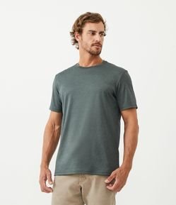 Remera Manga Corta en Algodón Malla Fria