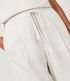 Imagem miniatura do produto Pantalón Fluido en Viscolino con Cintura Elástica Off White 4
