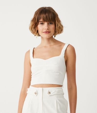 Blusa Cropped em Linho com Alça Trançada é boa?