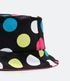 Imagem miniatura do produto Sombrero Bucket Infantil con Estampado Lunares de Colores Negro 3
