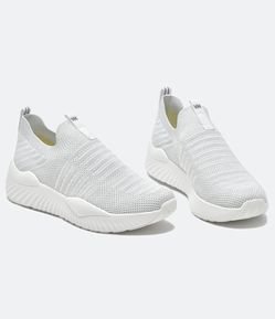 Tênis Knit Cano Baixo Via Marte