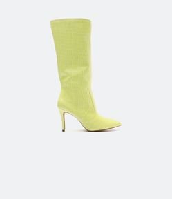 Bota Cano Alto com Salto Fino My Shoes
