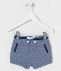 Bermuda Infantil com Bolsos Embutidos - Tam 0 a 18 meses