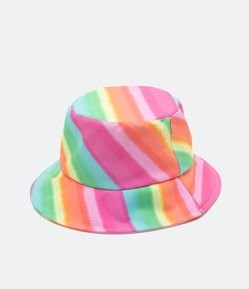 Sombrero Bucket Infantil con Rayas de Colores