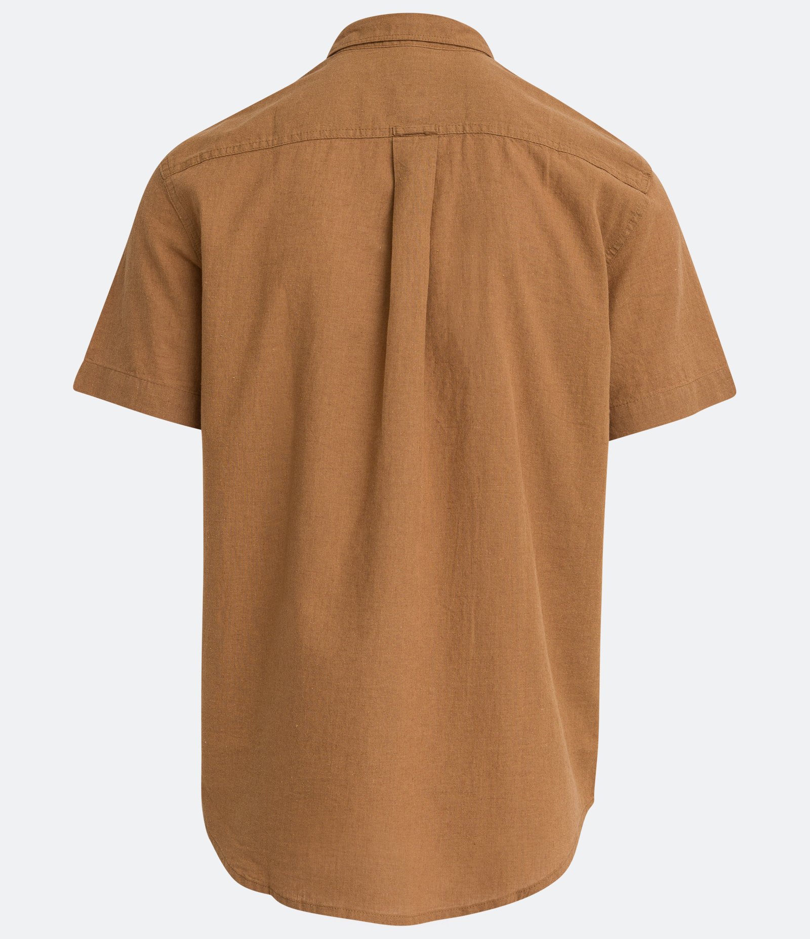 Camisa Comfort Básica em Linho com Manga Curta 6