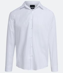 Camisa em Algodão com Textura Maquinetada