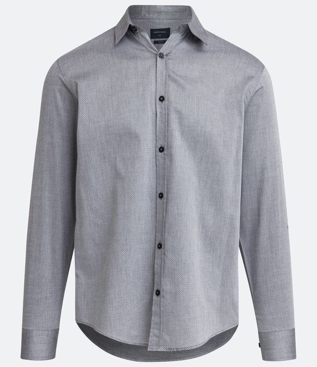 Camisa Manga Larga Gris 6