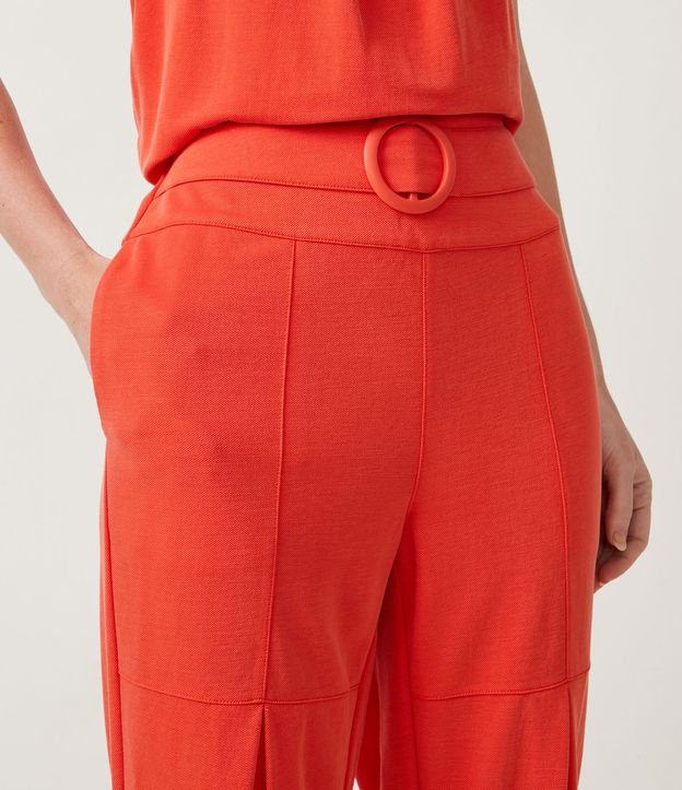 Pantalón Jogger en Orly con Hebilla Naranja 4