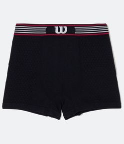 Cueca Boxer em Microfibra com Logo e Listras no Cós Wilson