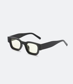 Óculos de Sol Quadrado Slim com Haste Larga
