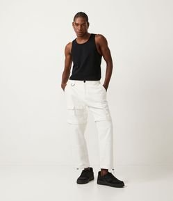 Calça Jogger em Sarja Tática