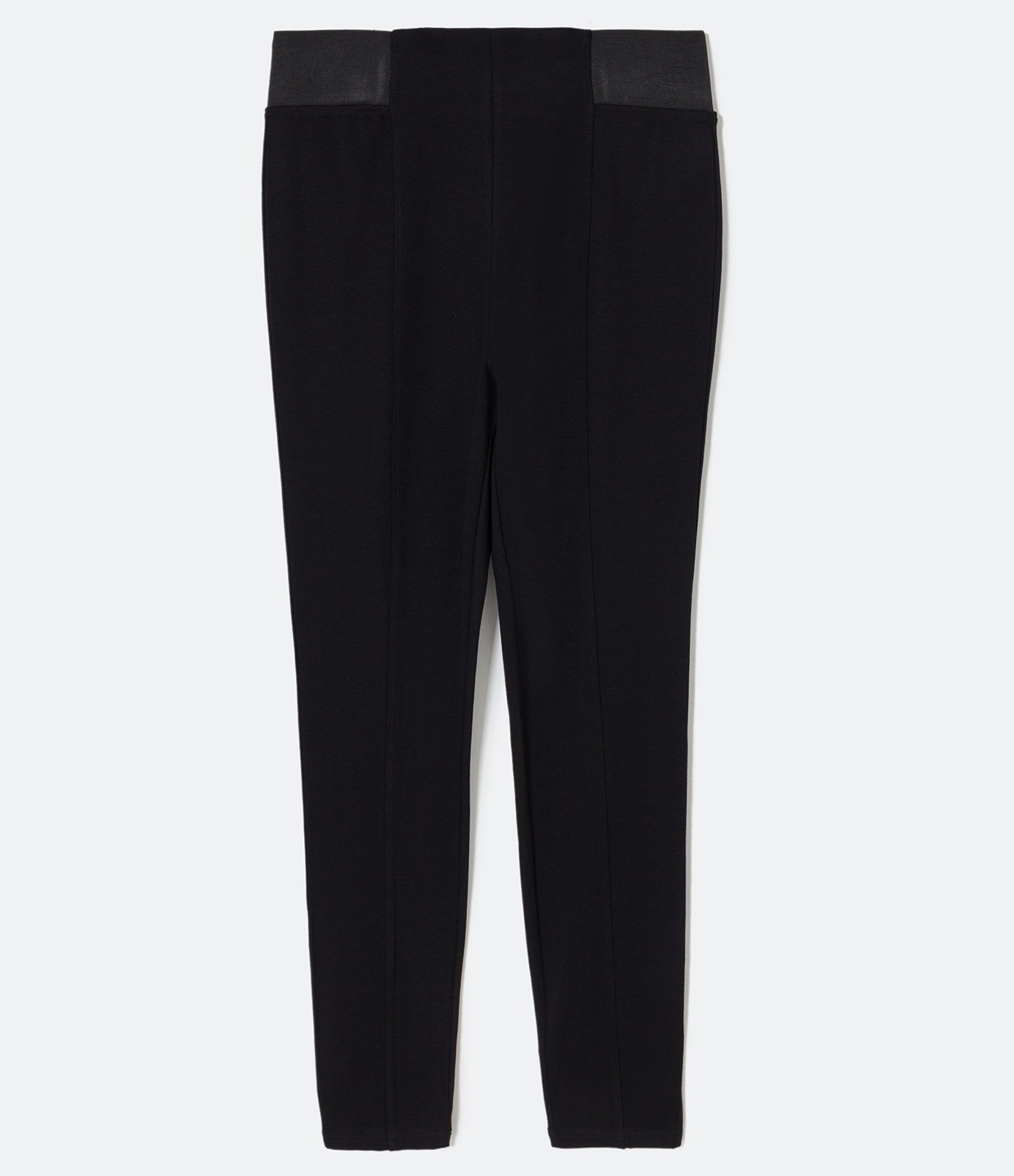 Calça Legging em Viscose com Cós Elástico Curve & Plus Size Preto 1