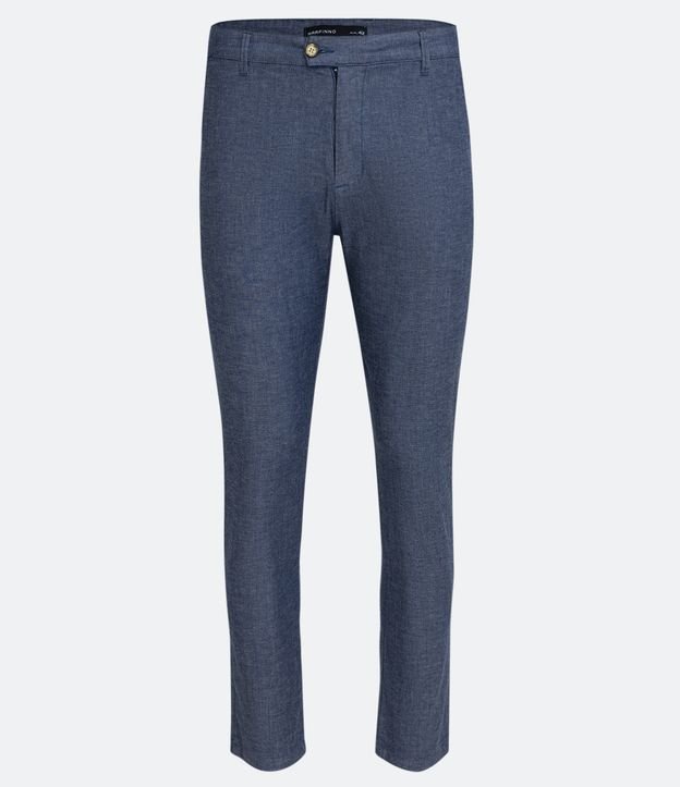 Pantalón Slim Jeans con Bolsillos Azul 7