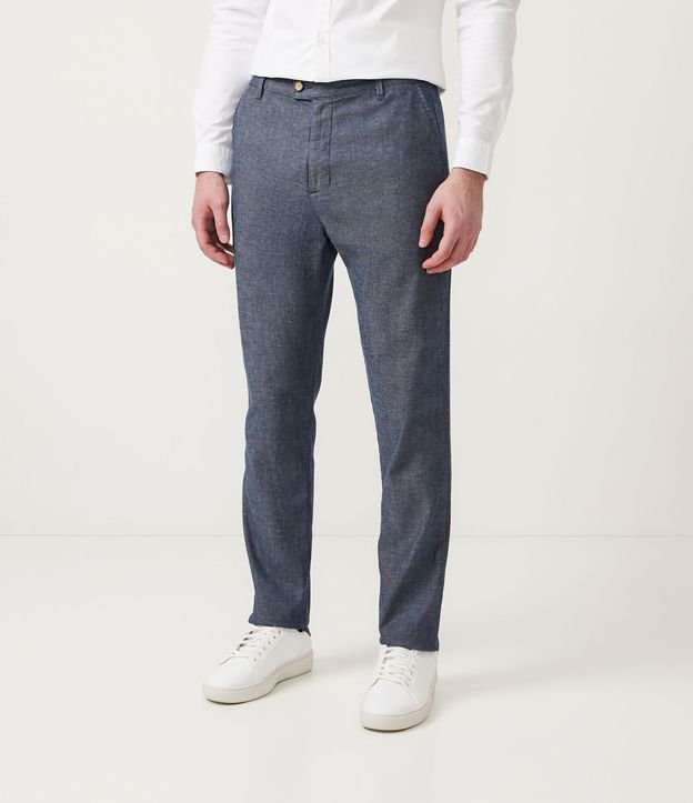 Pantalón Slim Jeans con Bolsillos Azul 3