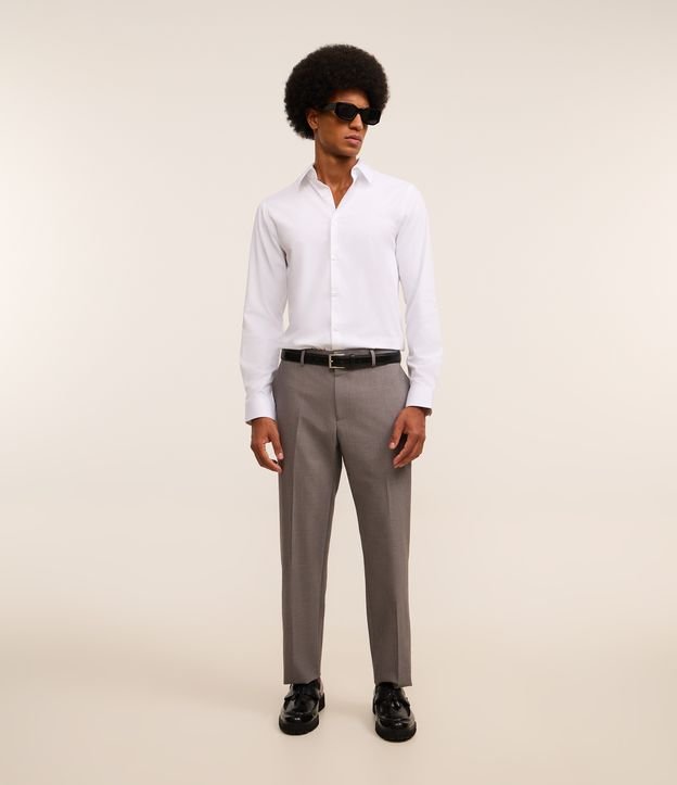 Camisa Slim em Bambu com Manga Longa