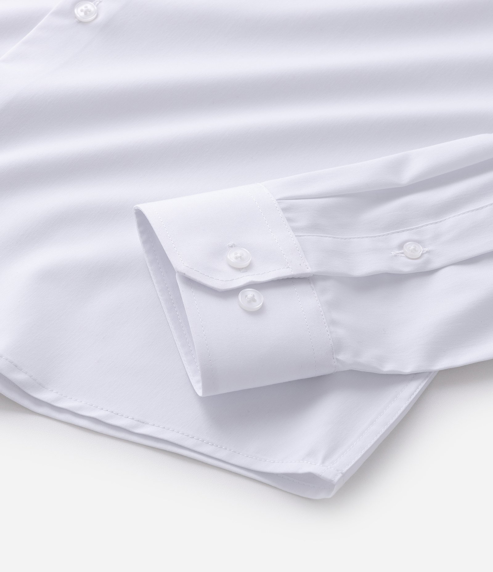 Camisa Slim em Fibra de Bambu Branco 9