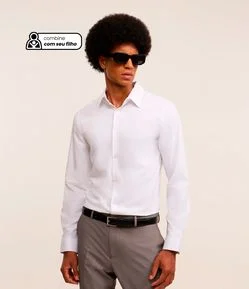 Camisa Slim em Fibra de Bambu