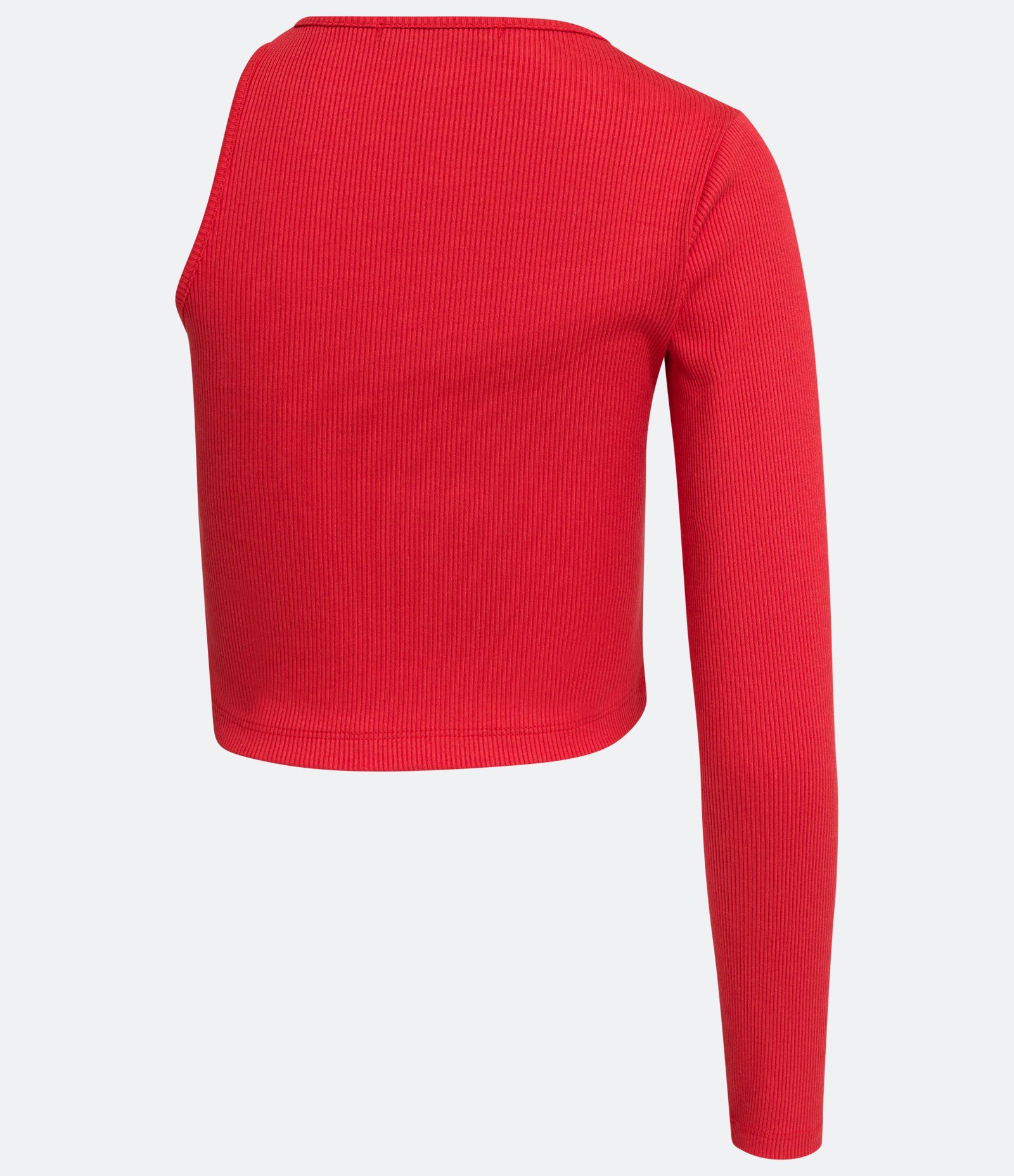 Blusa em Ribana Canelada com Recorte Vazado Vermelho 2
