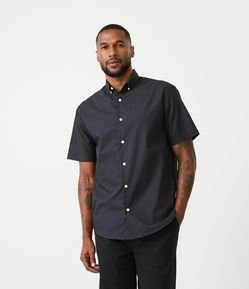 Camisa Comfort em Algodão com Estampa Mini Poá