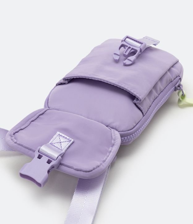 Bolso Cruzado Porta Celular con Tirante Ancho Negro 3