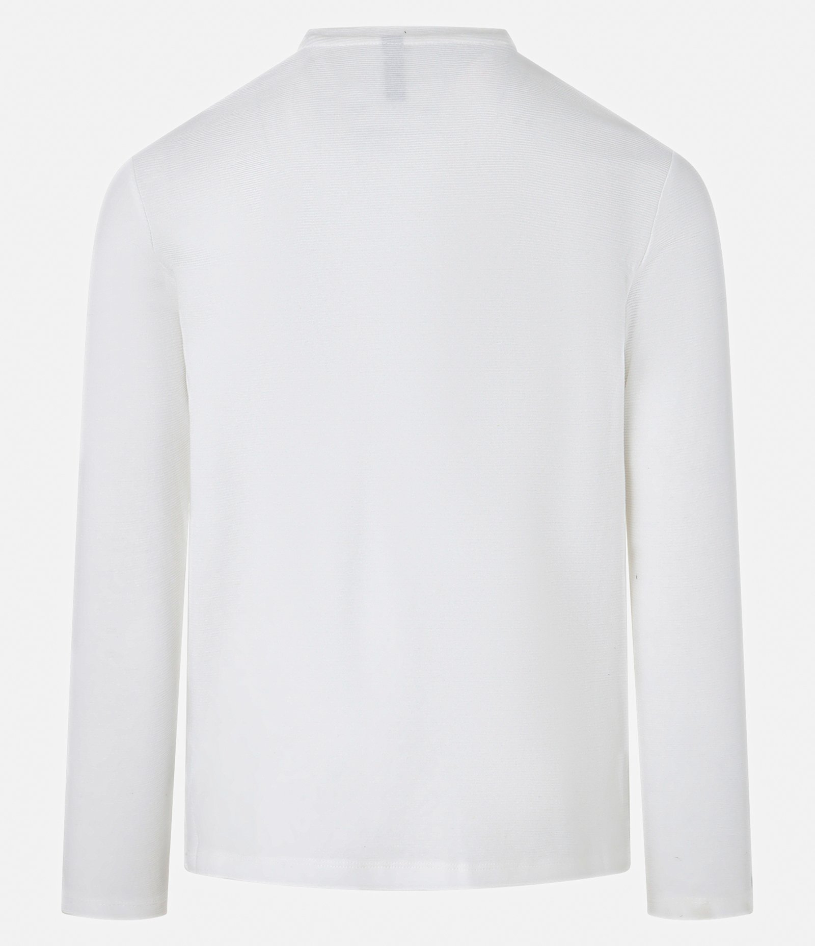 Camiseta Slim em Algodão com Textura Canelada Branco 7