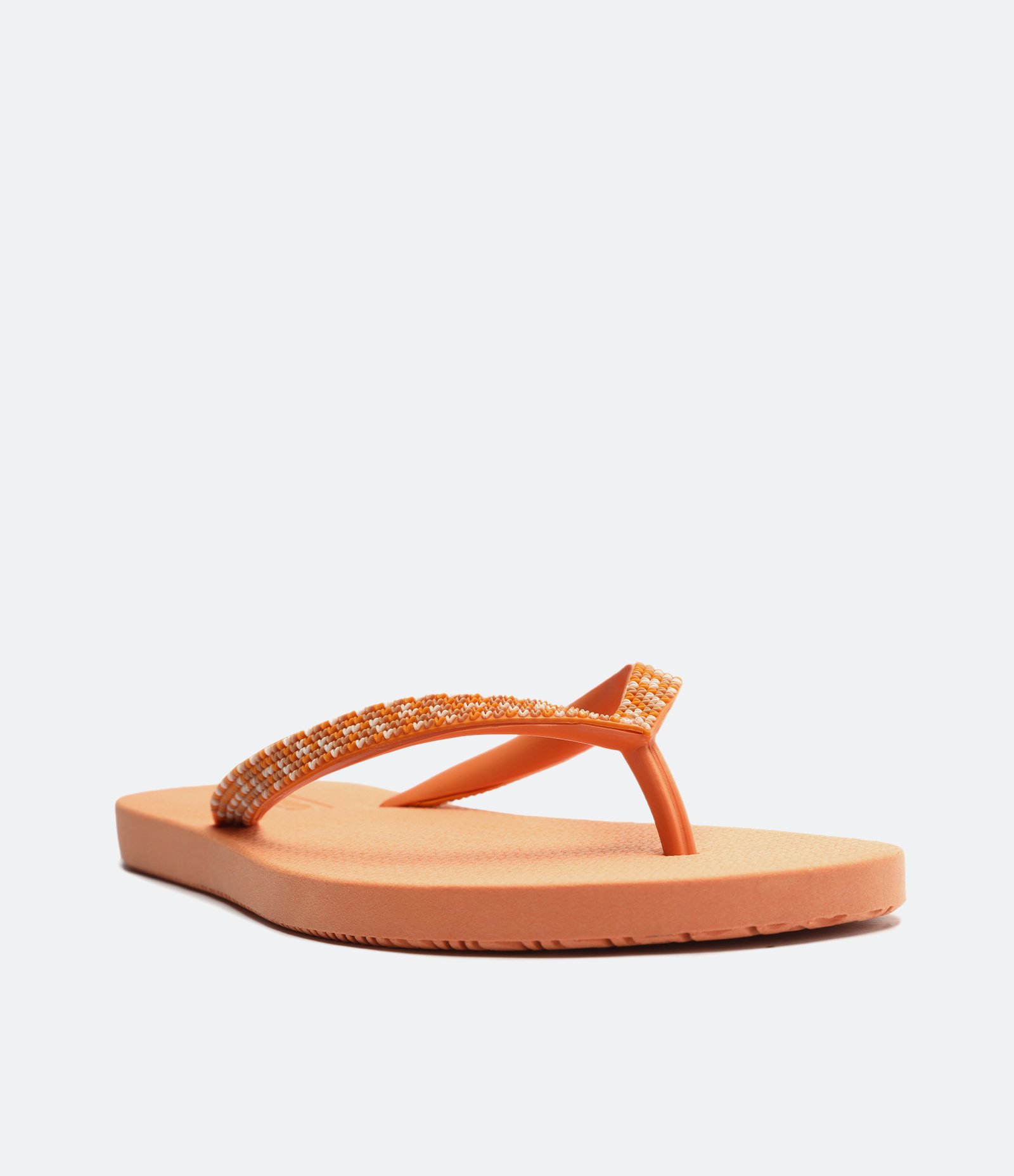 Chinelo com Tiras Brizza Laranja 2