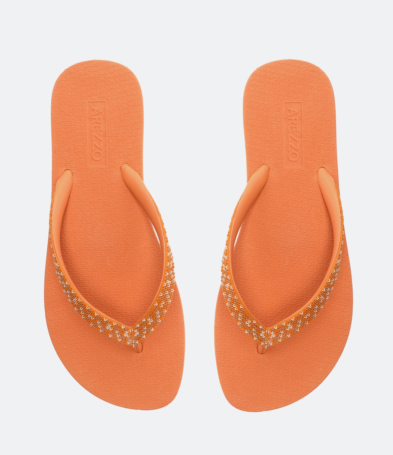 Chinelo com Tiras Brizza Laranja 3