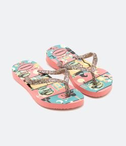 Chinelo Infantil com Tiras Slim Fashion Havaianas - Tam 23 ao 32