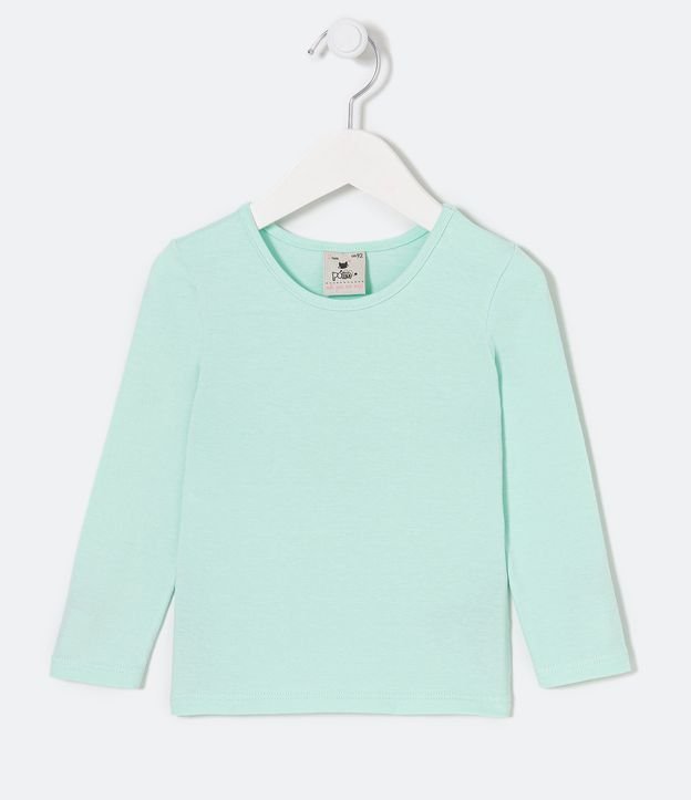 Blusa Infantil Básica - Tam 1 a 5 anos