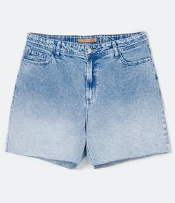 Bermuda em Jeans com Degradê Curve & Plus Size