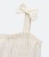 Imagem miniatura do produto Vestido Infantil en Laise y Tirantes con lazo - Talle 5 a 14 años Blanco 4